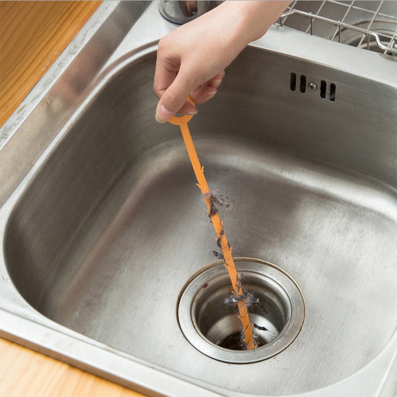 Wc Afvoer Schoonmaken Haak Badkamer Keuken Handige Tool Ontstoppen Sink Tub Schuursponsje Huishoudelijke Ontharing Schoner Borstel Gereedschap 4.8