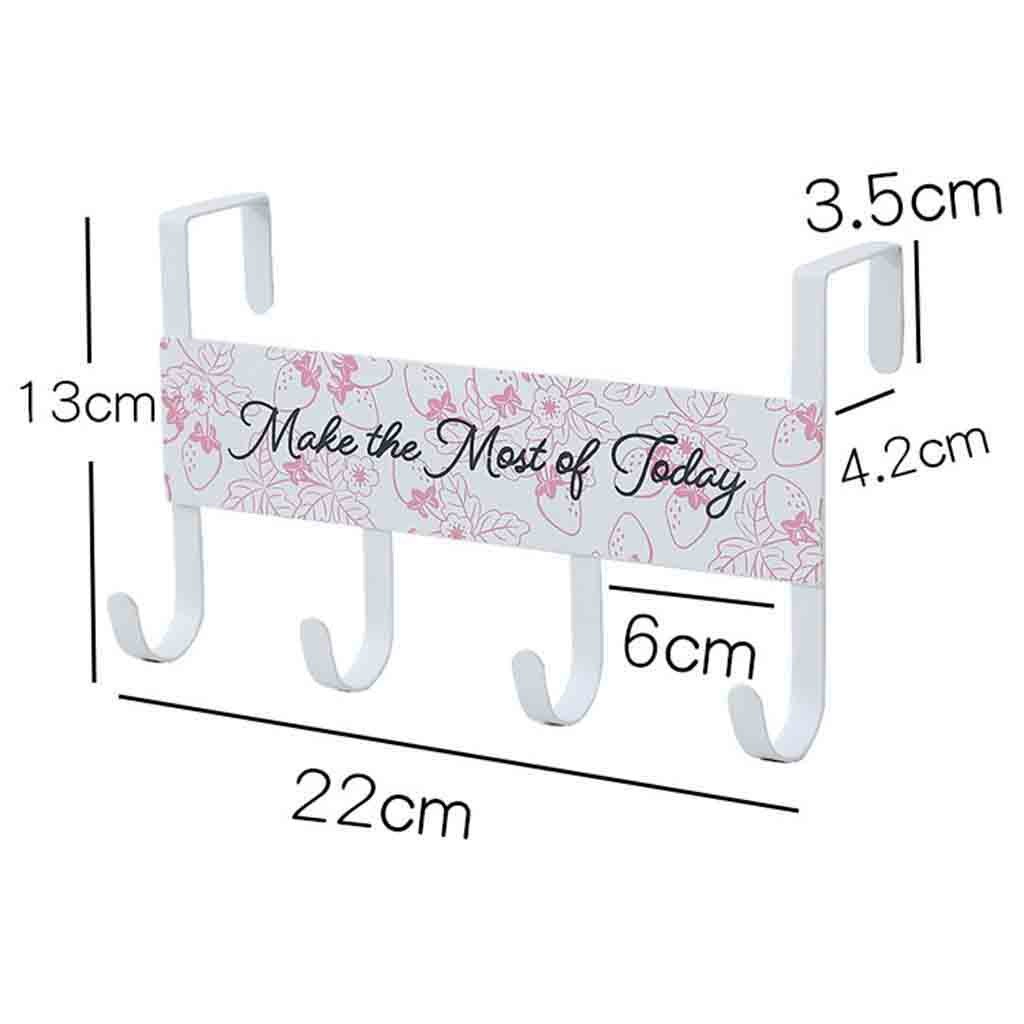 kichen organizer Over-The-Door Hook Rack Metal Hooks Hanger Storage Holder Hanging Coat Hat home decoration accessories