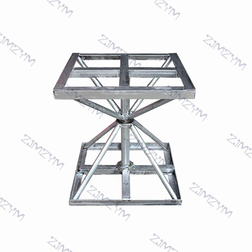 360 Degree Rotating Table Iron Frame For Painting Polishing 50*50cm 200kg Turntable Table Double Bearing Metal Frame Workbench