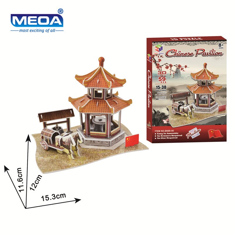 EVA Welt Dorf Miniatur Haus Gebäude 3D Puzzle Modell Bau 3D Jigsaw Puzzle Spielzeug Für Kinder X'mas