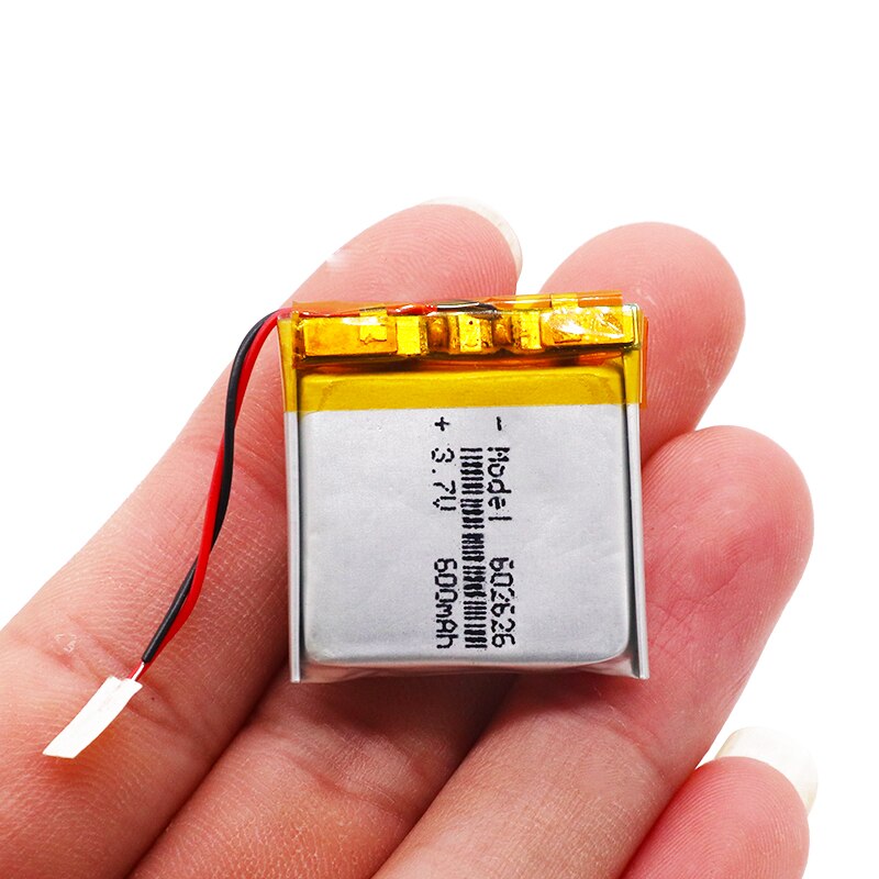 602626 600mah Lipo cells 3.7V Lithium Polymer Rechargeable Battery For MP3 MP4 GPS car recorder Bluetooth headset Toy batteries
