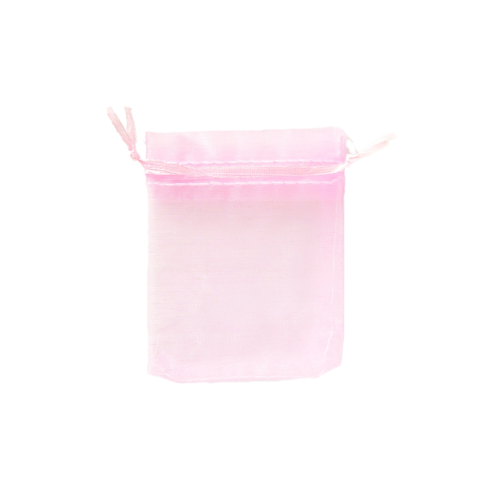 50 Uds. Bolsas de joyería con cordón de Organza rosa, bolsas de para boda, , de Festival de Navidad, embalaje de bolsas de dulces para Festival: S