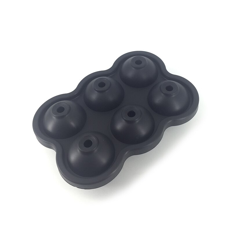 6 Cell Big Sphere Ice Ball Ice Cube Tray Whiskey Wine Cocktail Party Bar Accessories Large Ice Cube Maker Silicone Mold: 4