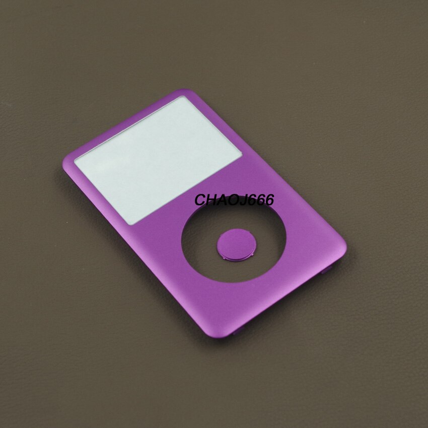 Colorful Anteriore della Piastra Frontale Fascia Clickwheel Centro Tasto Custodia Kit Copertura di Caso per iPod 6th 7th Classic 80GB 120GB 160GB: Purple