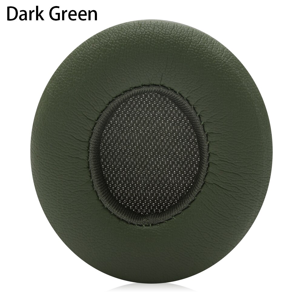 Voor Beats Solo 3 2 Draadloze Oorbeschermers Hoofdtelefoon Accessoires Ultra-Zachte Spons Oordopjes Oordopjes Vervanging Oorkussens Kussen: dark green