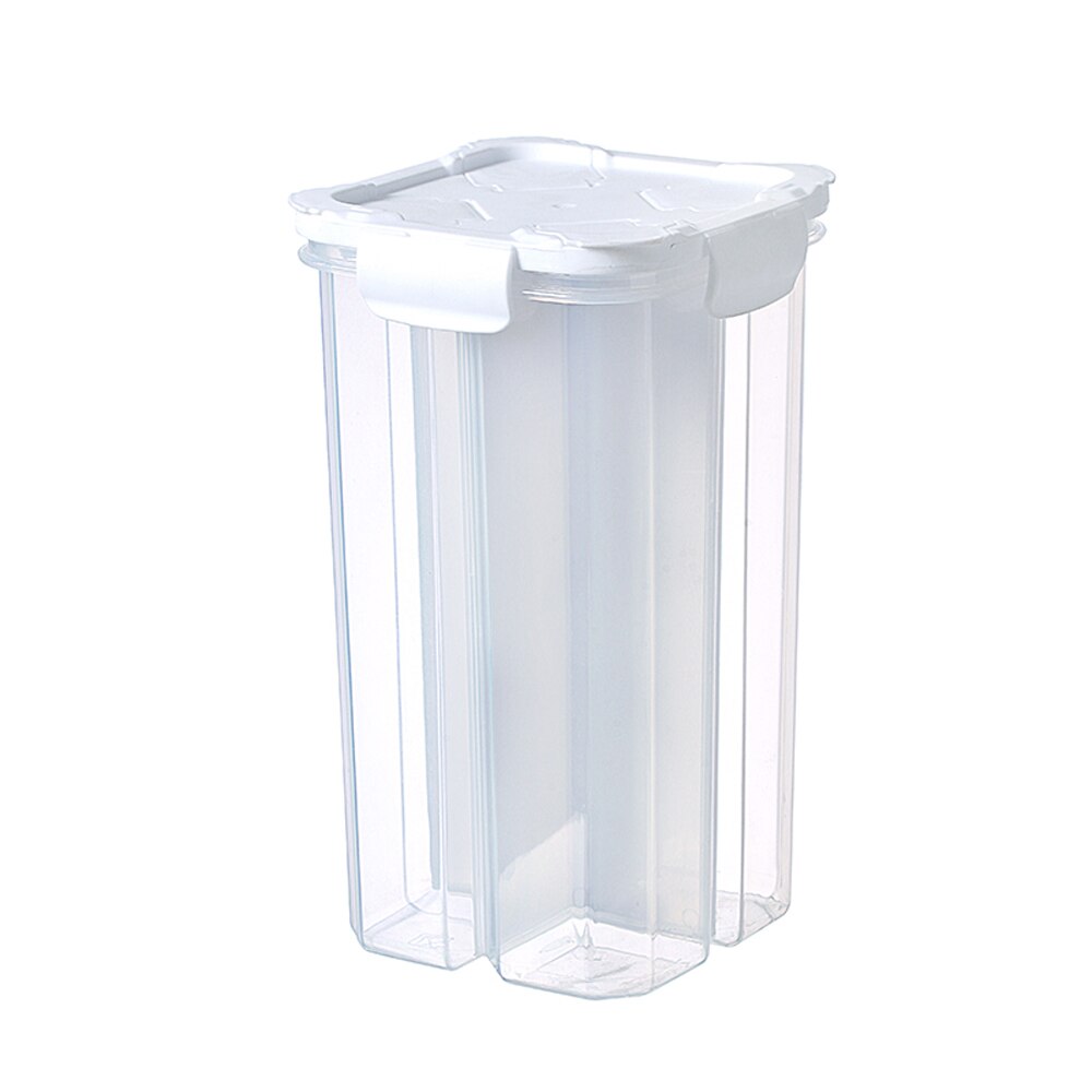 Multi Transparent Four Side Locking Fresh-keeping And Sealed Coarse Cereals Can Snack Box