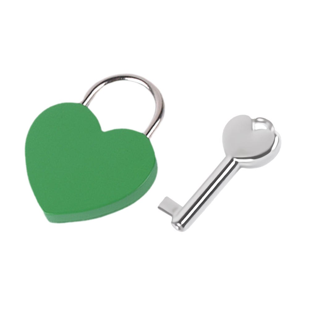 2022 Antique Style Heart Shape Padlock Vintage Lock Pink Romantic Lovely Diary Padlocks Key Lock With Key Cabinet Door Lock: H