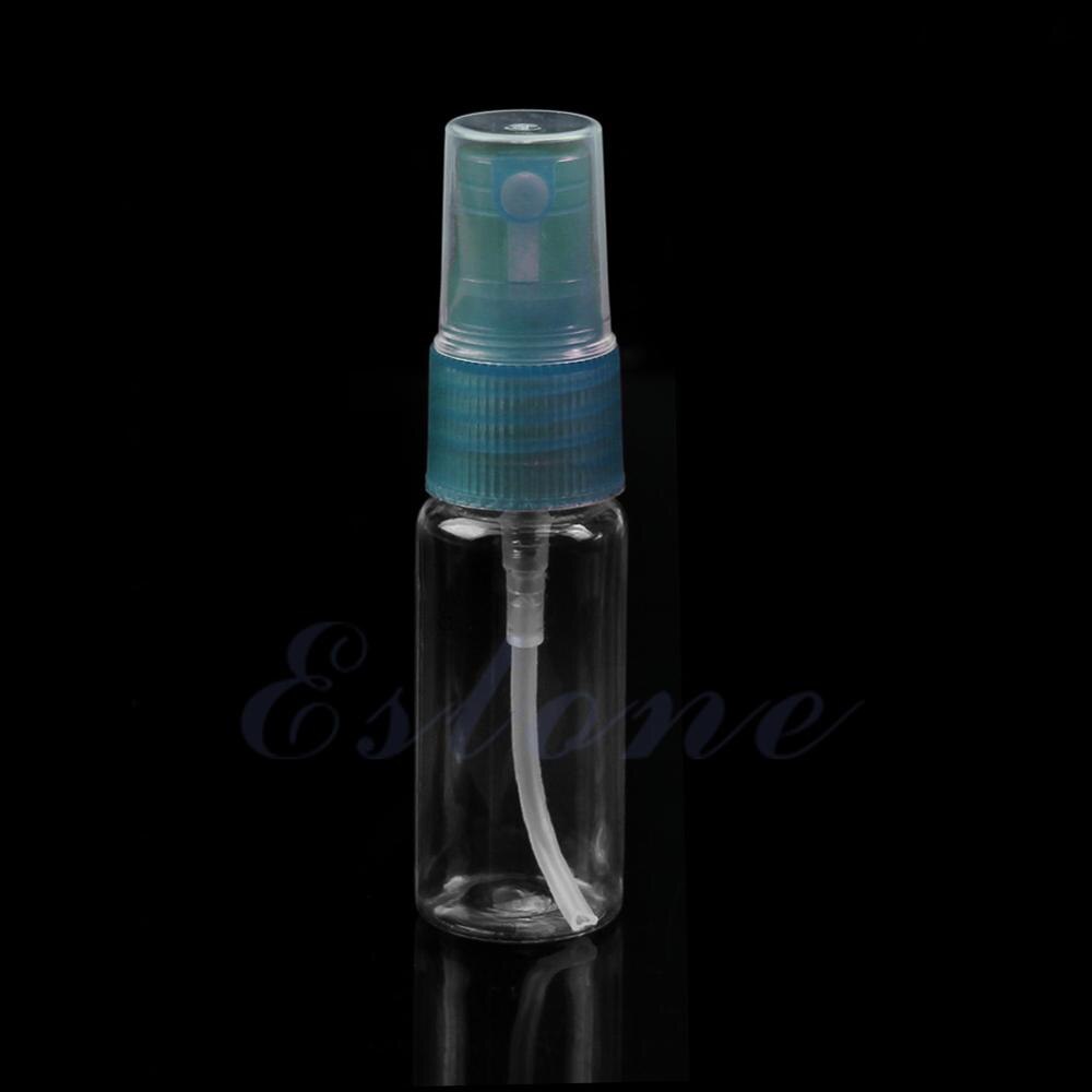 1Pc 10Ml Mini Portable Lege Plastic Parfum Verstuiver Verstuiver Spray Fles