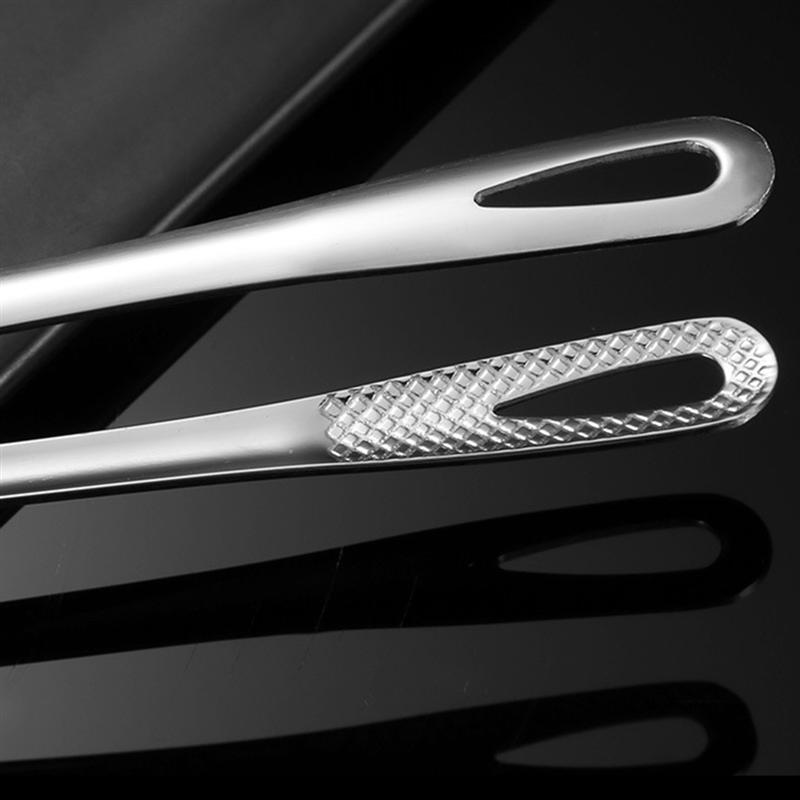 2pcs Stainless Steel Food Tongs Japanese Style Barbecue Clamp Kitchen Serving Tong for Fried Fish Steak