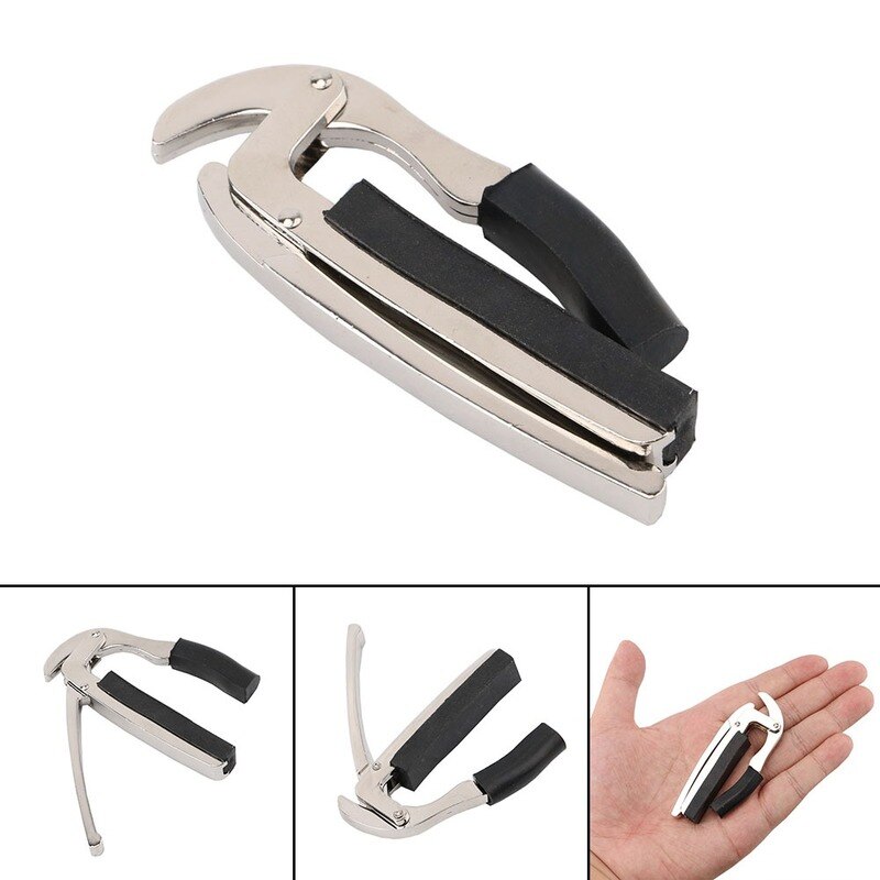 Acoustic Electric Tune Quick Change Trigger Metal Guitar Capo Key Clamp for Guitar Ukulele Accessory Tool