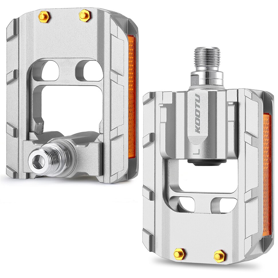 KOOTU Folding Bike Pedals Anti-Skid Universal Pedals 9/16 Foldable Pedal for Commuting Bike Mountain Bike Folding Bike Road Bike