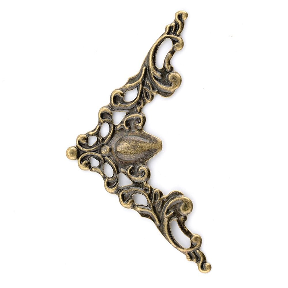 30Stck Metall Winkel Ecke Klammern Gold Bronze- 40mm Notizbuch Abdeckung für Menüs Foto Rahmen Möbel Dekorative Schutz: Antiquität Bronze-