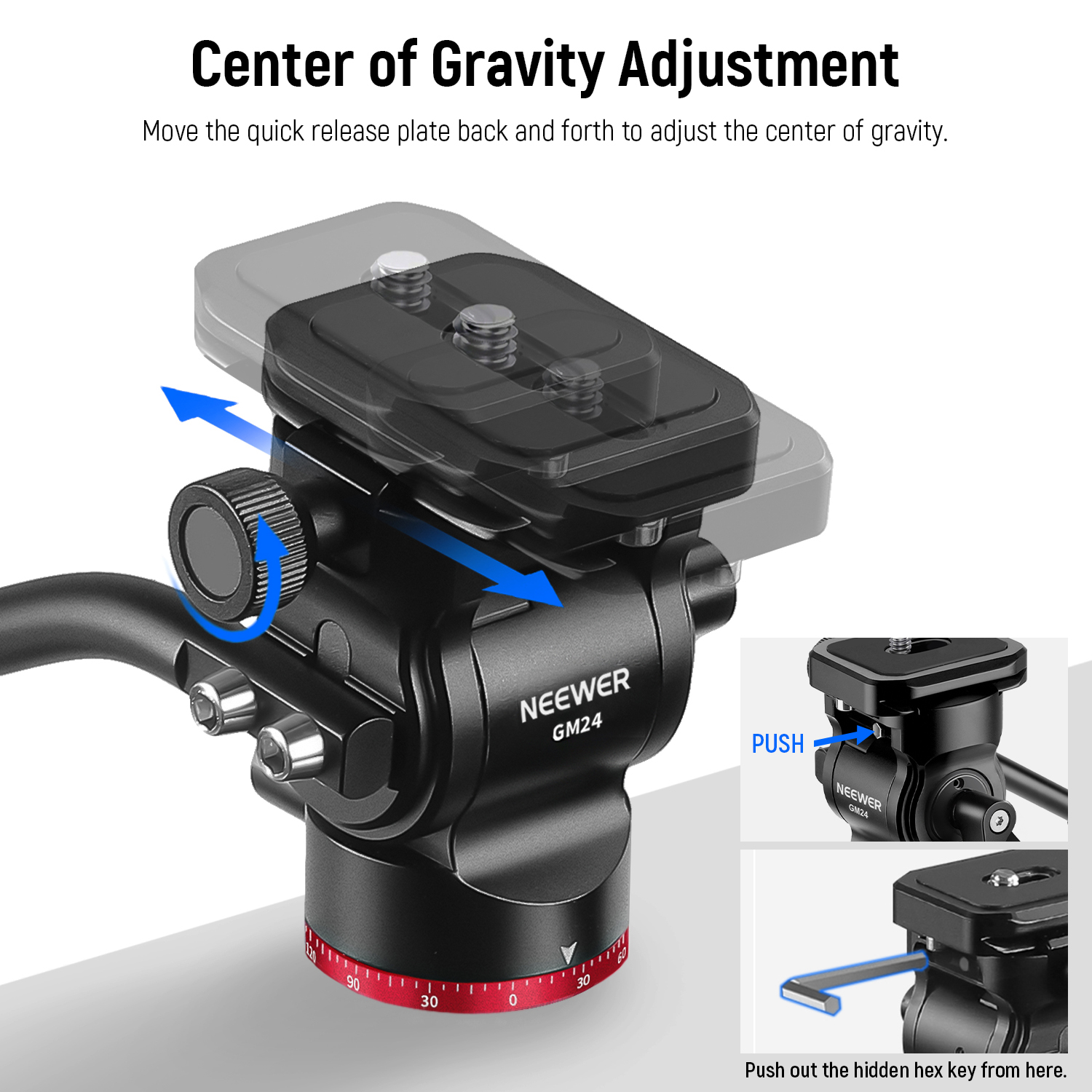 NEEWER Tripod Fluid Head Pan Tilt Head With Quick Vicedeal neewer-tripod-fluid-head-pan-tilt-head-with-quick-vicedeal