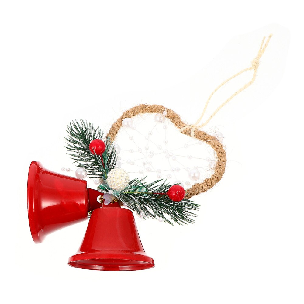 1pc Christmas Bells Decor Bells Hanging Pendant Xmas Tree Bells Decoration: 11.5x9cm