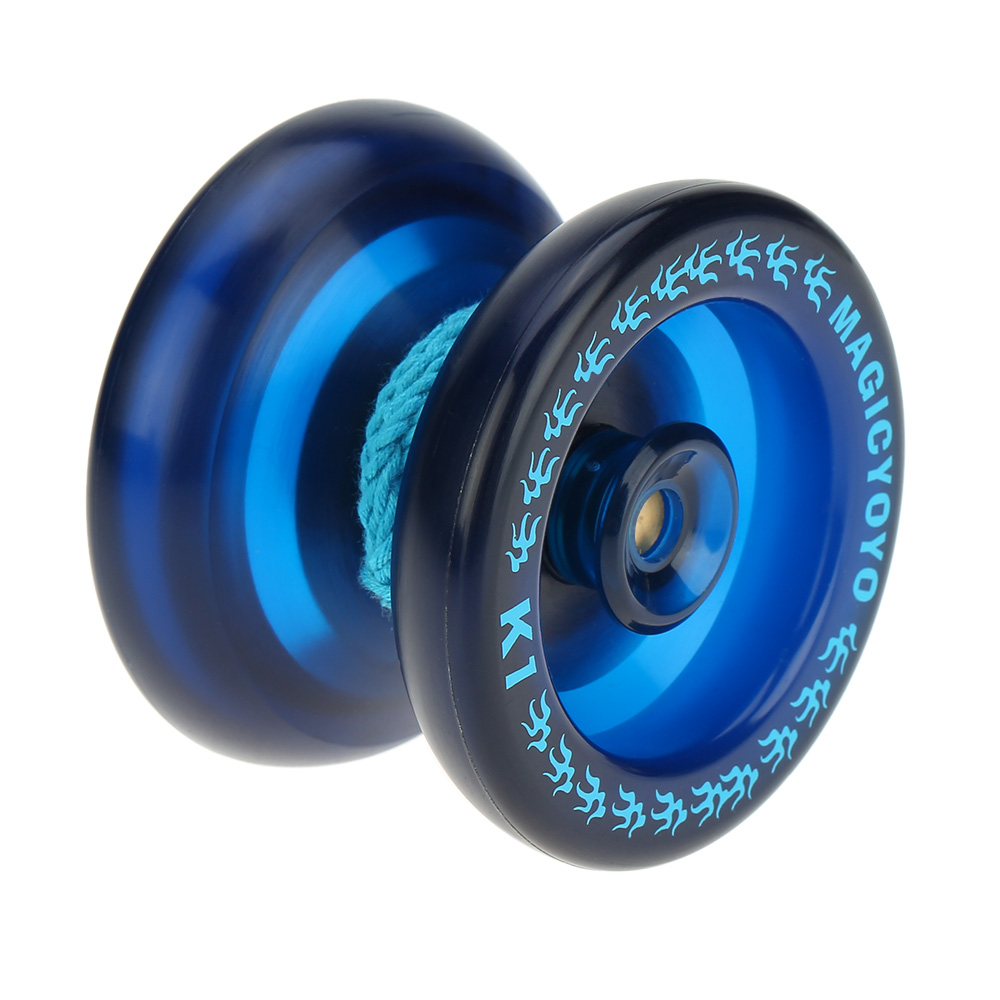 Magisk yoyo  k1 spin abs yoyo 8 kuglelejer kk med spindesnor klassisk legetøj til børn drenge: Default Title