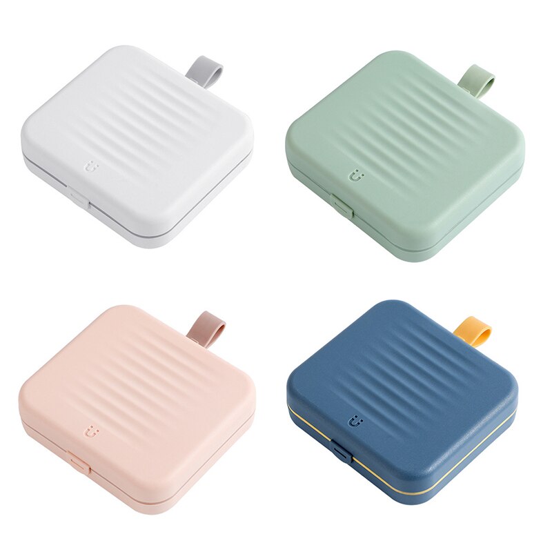 Plastic Magnetic Sewing Box Set Household Sewing Storage Bag Boxes Small Hand Sewing Needles Embroidery Tool Storage Accessories