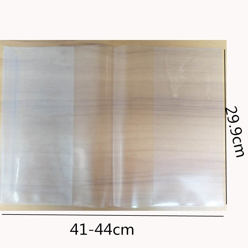 Transparent book cover book cover elementary school textbook bag book film waterproof plastic book case wrapping paper: 29.9-41cm