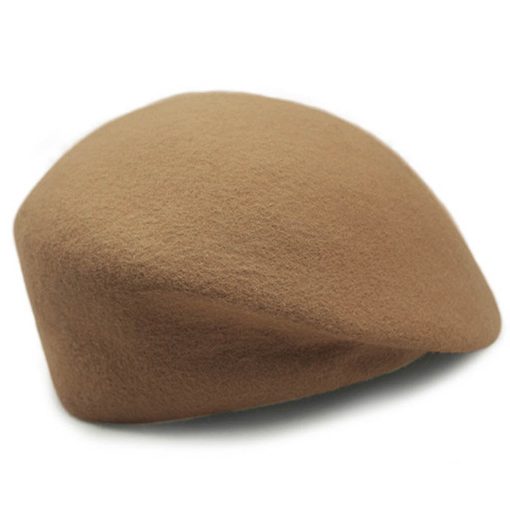 Womail Wol Baret Vrouwen Herfst Winter Warm Cap Vintage Stijlvolle Kunstenaar Schilder Franse hoed Meisje Pompoen Platte Hoed Vilt Baretten 823