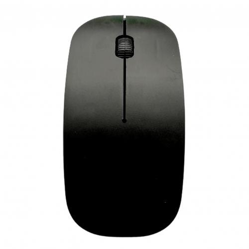 Souris optique sans fil ultrafine, récepteur USB 2.4 ghz, pour ordinateur de bureau et portable: Black