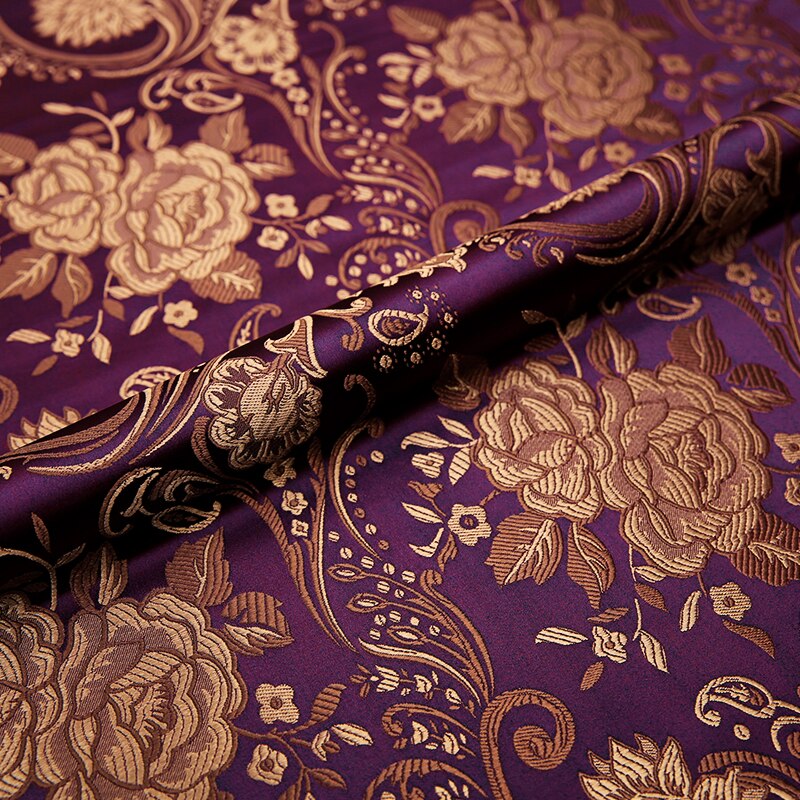 peony brocade fabric 50cm*75cm satin cloth custume imitation silk material: 10