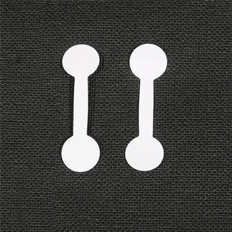 100pcs Square Circle White Paper Jewelry Display Card Labels Ring Sticker Hangtag Blank Paper Price Tag Labels Packaging: 5x1.4cm