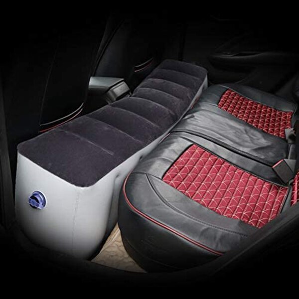 Colchón inflable de coche, asiento trasero de viaje, almohada de cojín para cama de aire al aire libre