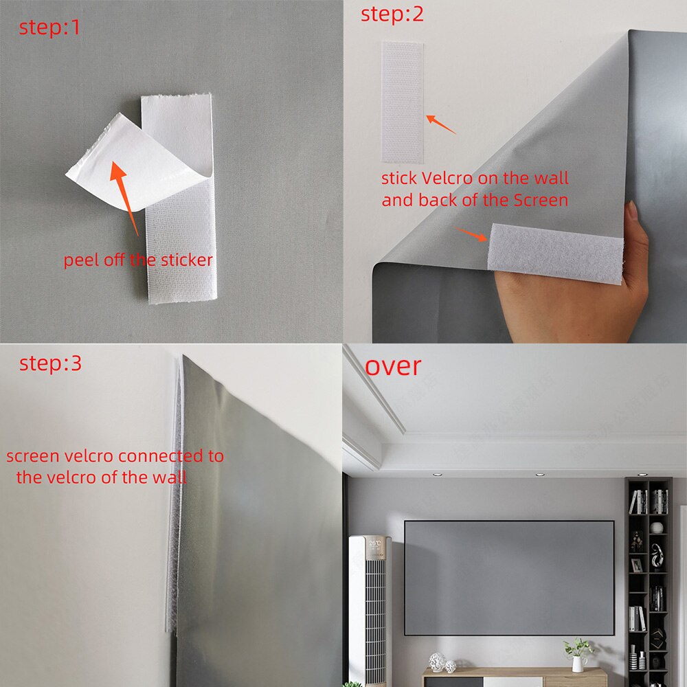 2022 Projector Scherm Projectie Films Scherm HD Opvouwbare AntiCrease