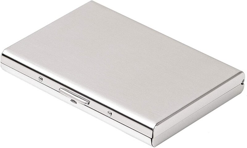 RFID Credit Card Holder Protector Stainless Steel Credit Card Case Metal Card Wallet ID Card Case