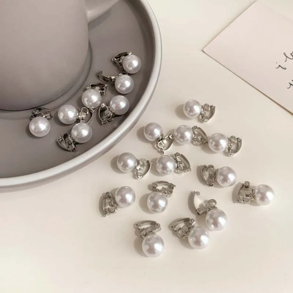 Épingles à cheveux à petite perle blanche, 20 pièces, Mini Clips, couvre-chef, Dreadlocks, perles, tressage, breloque, boucles de cheveux de mariée, bijoux pour cheveux
