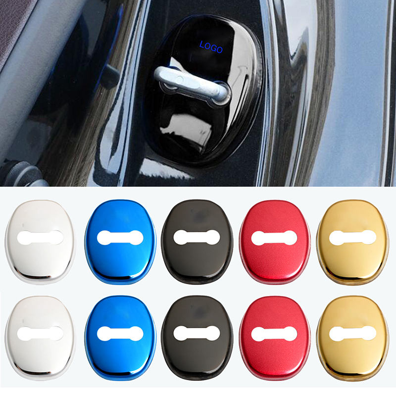 Automobile stainless steel door lock cover 4pcs/set Interior accessories for Toyota for Lexus UX NX RX CT LX series