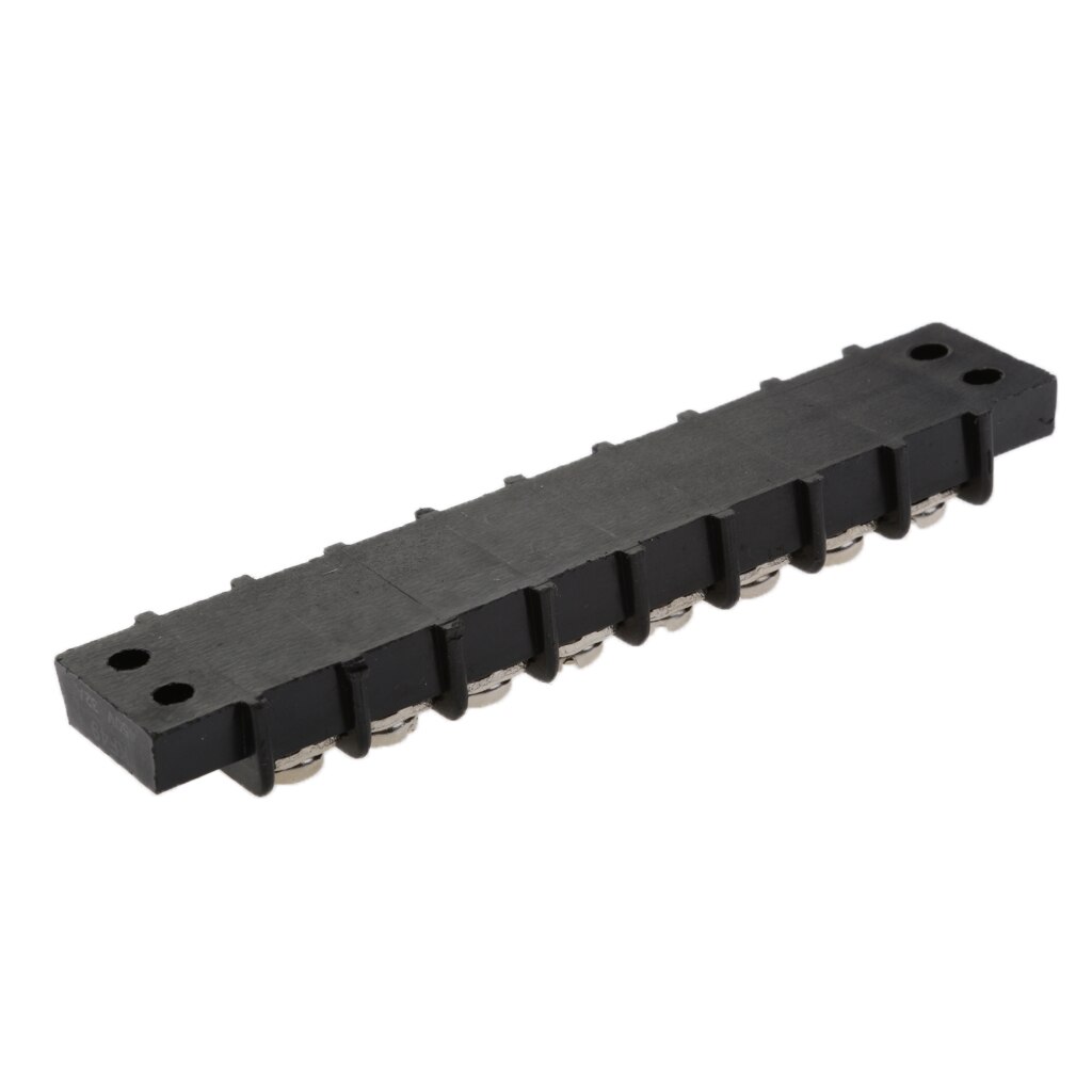 Marine 8 Circuit Barrier Type Junction Block with 8-32 Screw Terminals