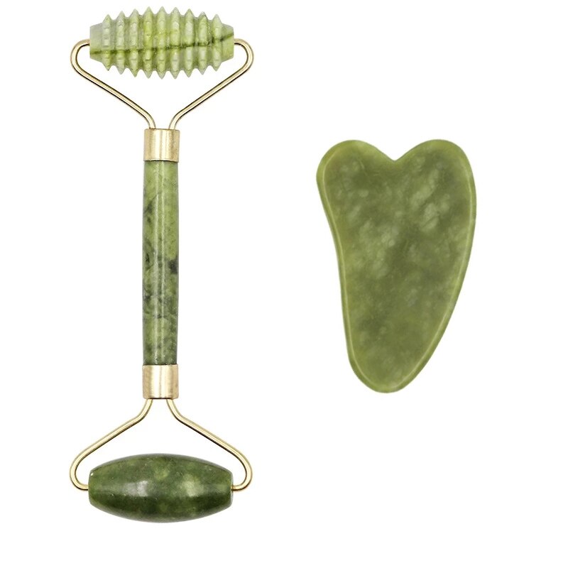 Rouleau De Massage 3D Visage TouchBeauty AG-1613A – Doré, Rechargeable, Soin Liftant