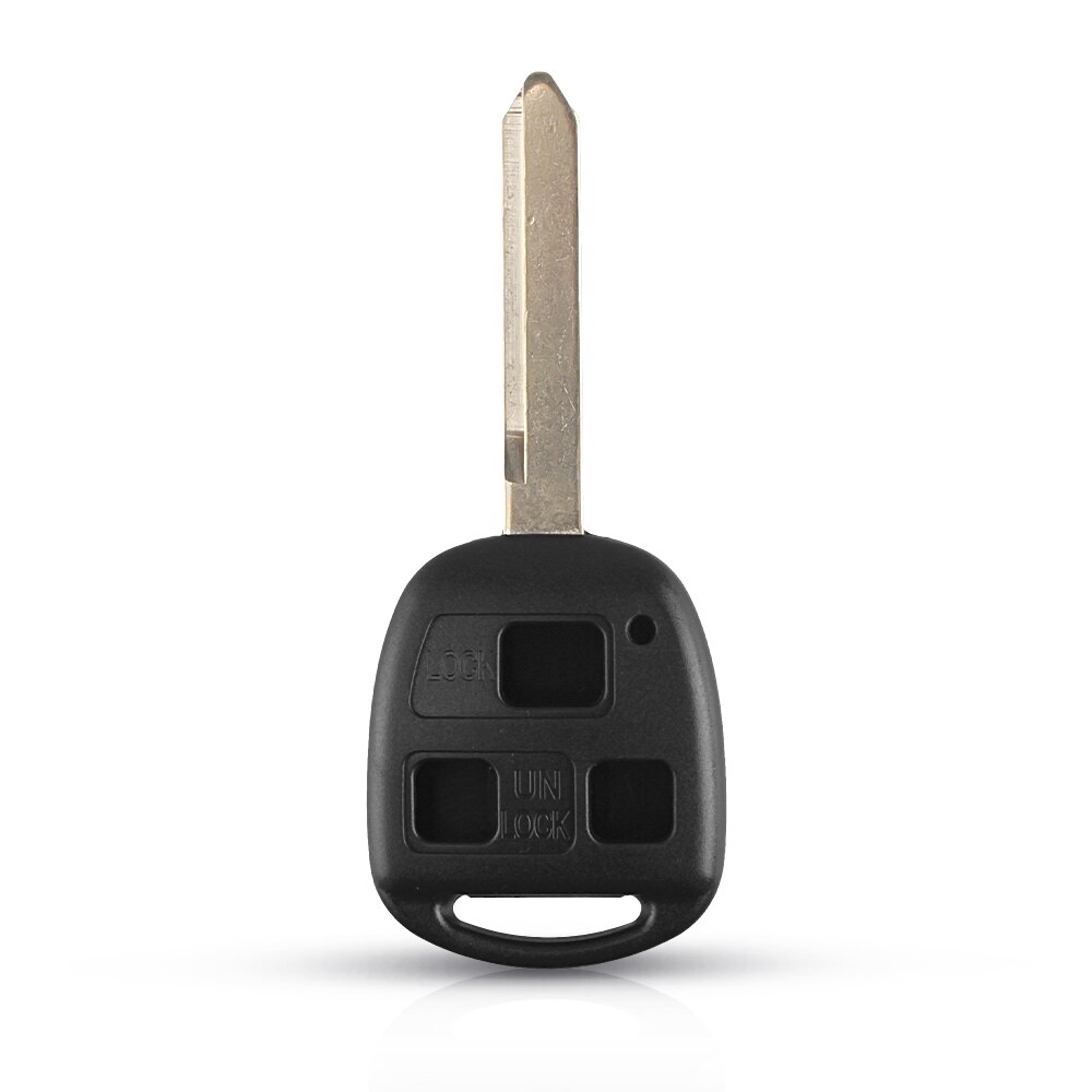 KEYYOU Car Key Shell 2/3 Buttons Remote Case for Lexus Es Rx Is Lx Gs IS200 RX300 ES300 LS400 GX460 For Toyota Uncut TOY48 Blade: 3 BT TYO47 Blade