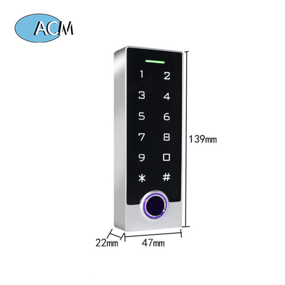 Metal IP68 Waterproof Biometric Fingerprint Attendance Entry Systems Standalone Door Access Control System