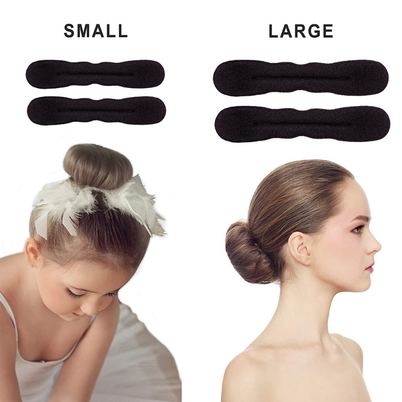 2/4 Uds. Horquillas mágicas para el cabello para mujer, horquillas para moño, cabeza de moño, Clip de goma, accesorios para el cabello para mujer, herramientas para trenzado de cabello