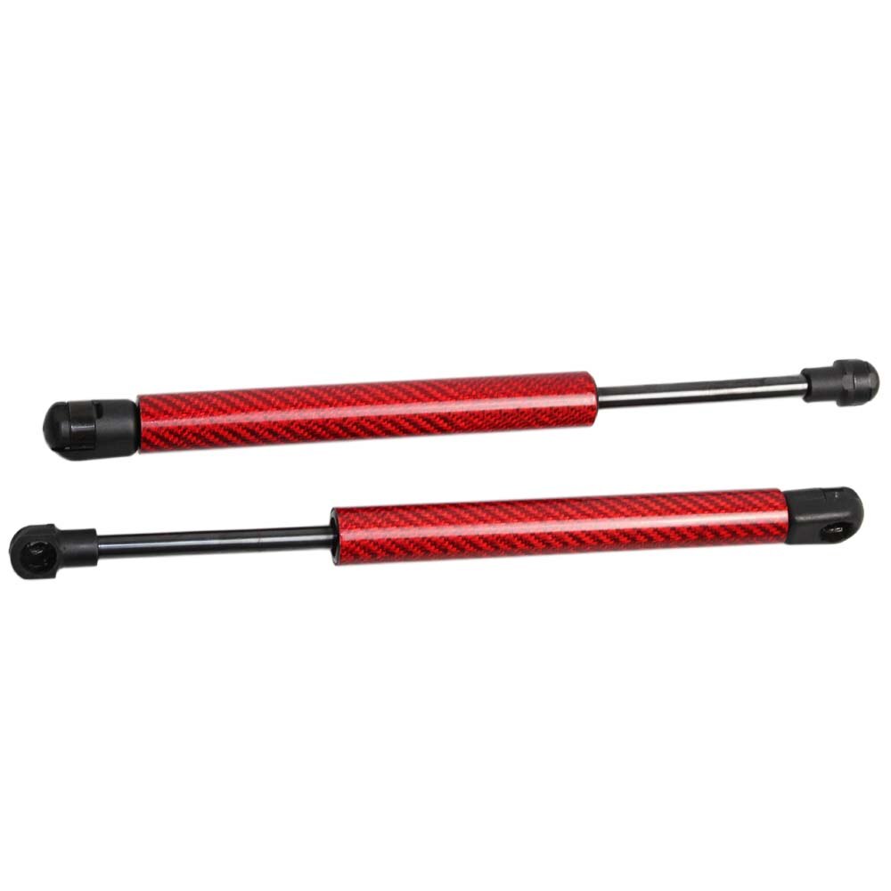 for PORSCHE BOXSTER (986) Convertible 1996-2004 Gas Charged Auto Rear Area Gas Spring Struts Prop Lift Support Damper 195.5mm: red carbon fiber