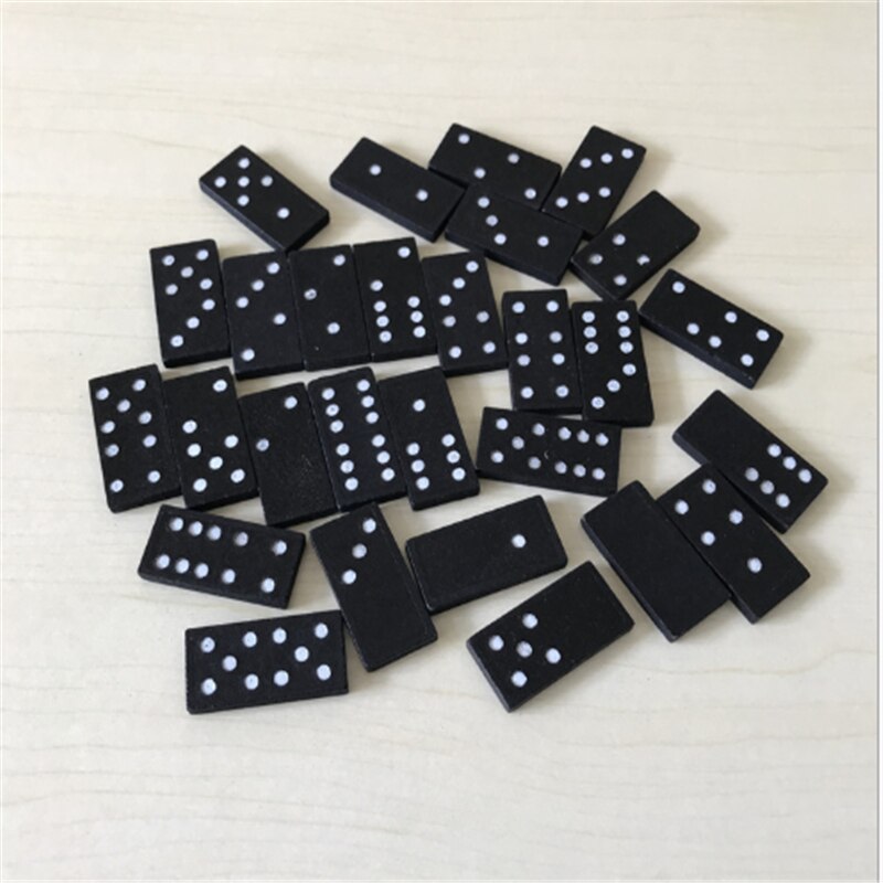 28 Stks/set Houten Domino Blokken Board Game Reizen Grappig Tafel Game Domino Speelgoed Voor Kid Kinderen Educatief Speelgoed Domino Blokken