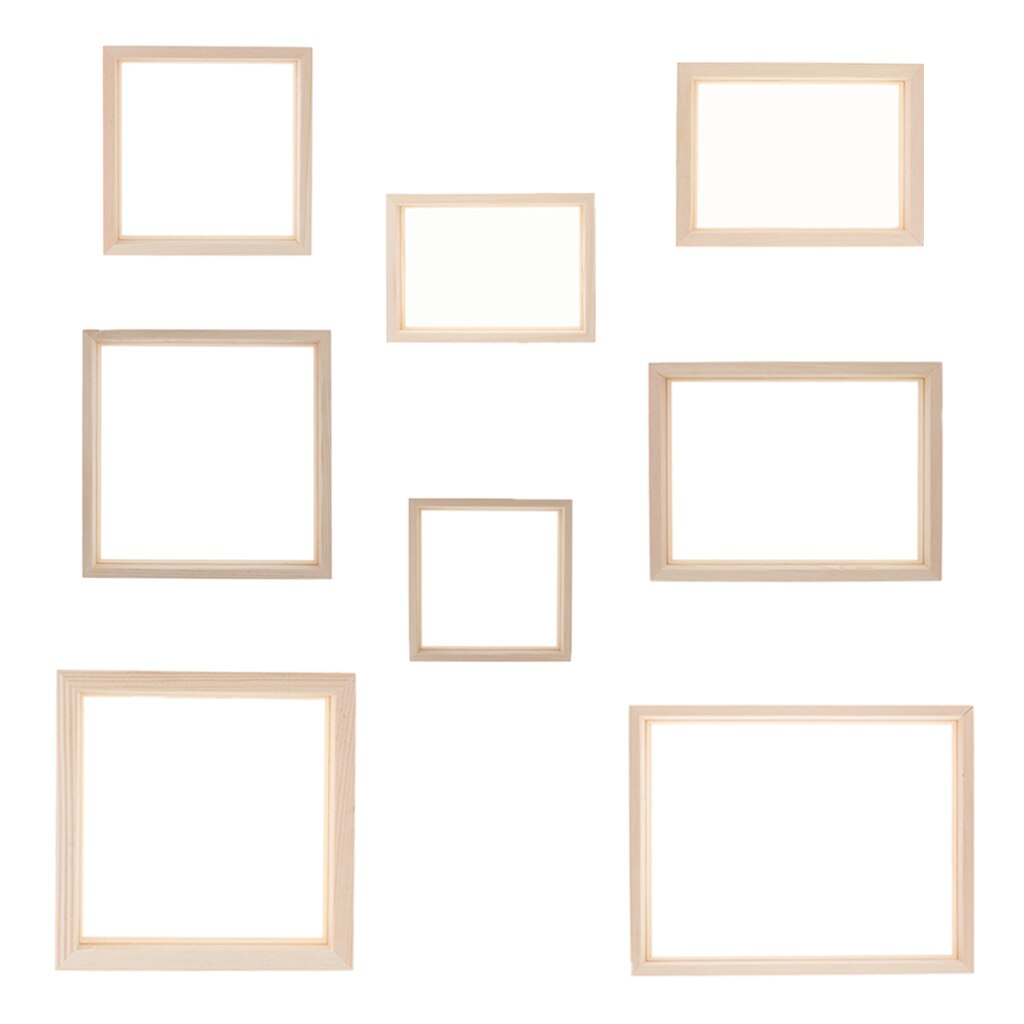 1 Piece Photo Frame Picture Poster Frame Transparent Wooden Home Display Decoration Wall Decors
