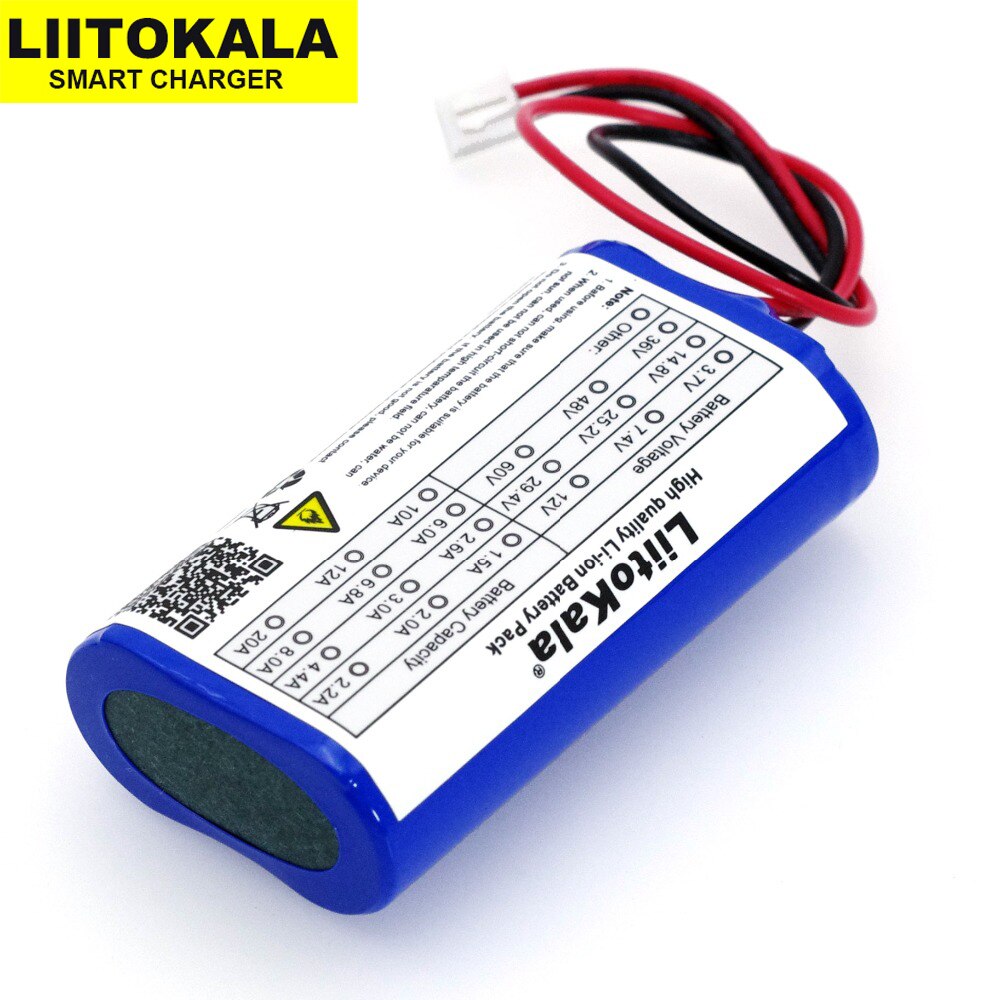 LiitoKala 7.2 V / 7.4 V / 8.4 V 18650 lithium battery 2600 mA Rechargeable battery pack megaphone speaker protection board