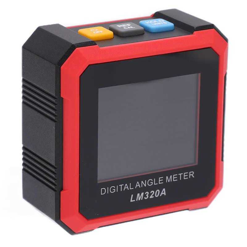 LM320A Digitale Inclinometer Elektronische Lcd Backlight Hoekzoeker Gauge Gradenboog Met Magnetische Base Digitale Detector