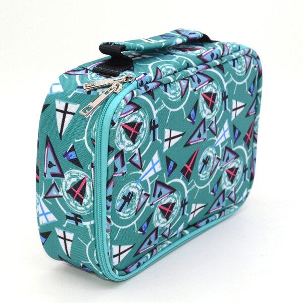 Trousse à crayons rose à 4 couches, pochette de grande capacité, stojo escolar stuche, matériel kalem kutusu piornik, fournitures scolaires papeleria: Green