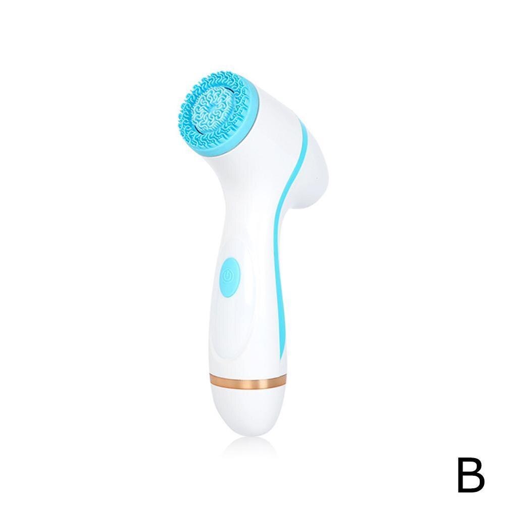 Kit de brosses nettoyantes Sonic Nu pour le visage, système de brosses rotatives, nettoyage Galvanica des points noirs pour la peau et Spa, élimination en profondeur, G0H1: Bleu