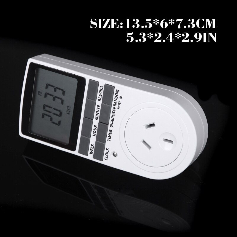 High Accuracy Digital Timer Switch Automation Socket Electric Programmable Power AU Plug Electronic Digital Timer Switch
