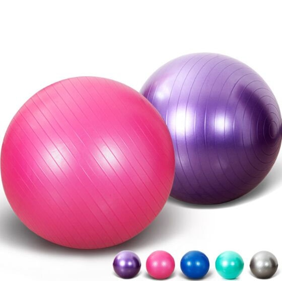 Sports Yoga Balls Bola Pilates Fitness Gym Balance Fitball Exercise Pilates Workout Massage Ball 45cm 55cm 65cm 75cm