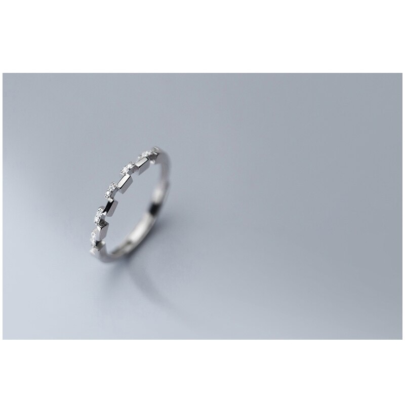 La Monada 52mm-58mm 925 Sterling Silver Rings For Women Irregular Bumps Silver 925 Jewelry For Women Ring On Finger For Girls: Silver