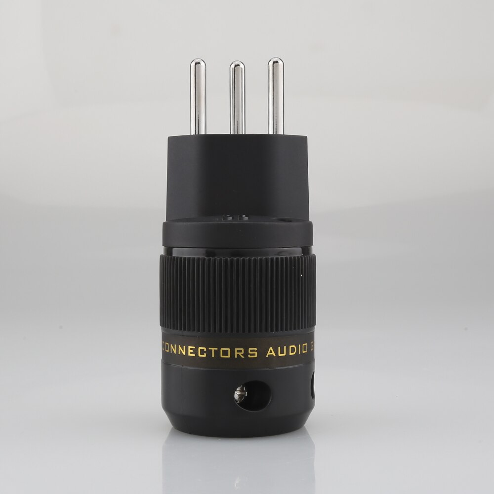 Hifi Audiocrast Zwitserse Standaard Stekker, 10A/250V 15A/125V Audio Grade Power Connector Hifi Zwitserse Plug: Rhodium male
