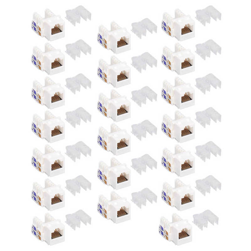 Ethernet Module Coupler Stable Performance Easy Assembly TF1015A CAT5 Network Module for Terminal Connection for Network: 20PCS