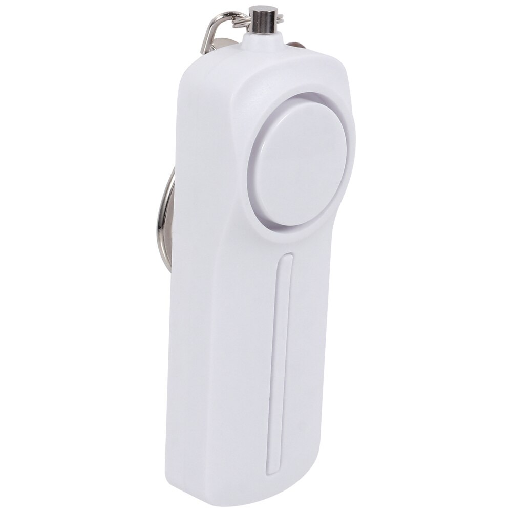 Safe Sound Personal Alarm Emergency Safety Alarm Keychain with LED Light: White