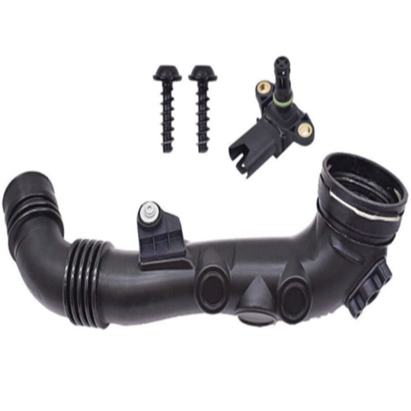 Auto Gas Intercooler Air Induct Kanal Rohr Mit Sensor Für BMW 335I E92 E93 13717615026 Freies