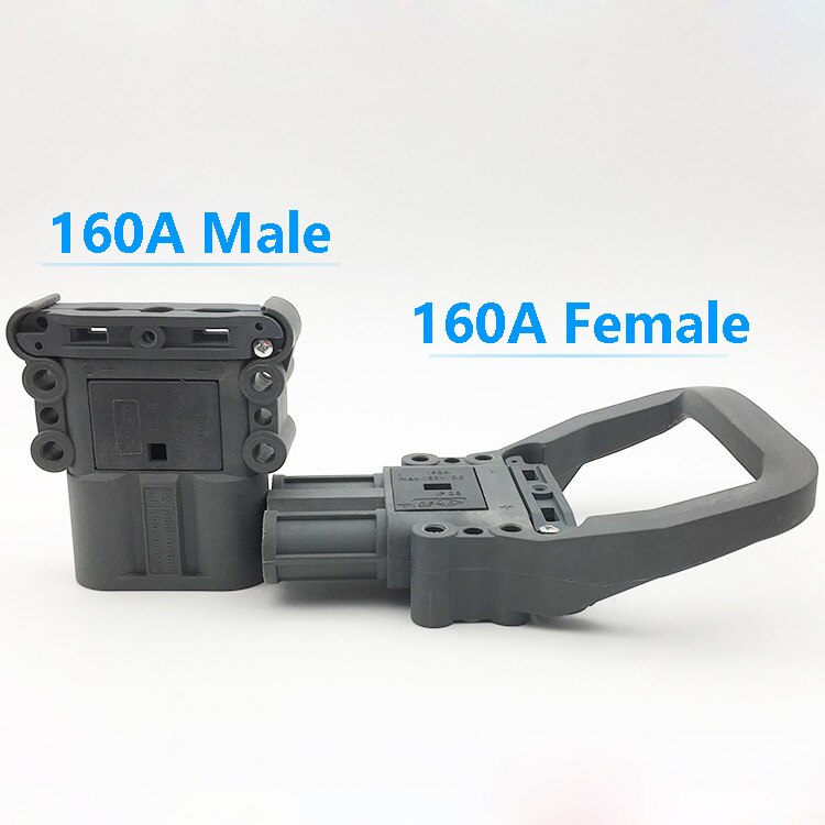 80A/160A/320A RE-MA Battery Connectors 150V Forklift Male female Connector High-Power Charging Industrial Plug For pallet trucks